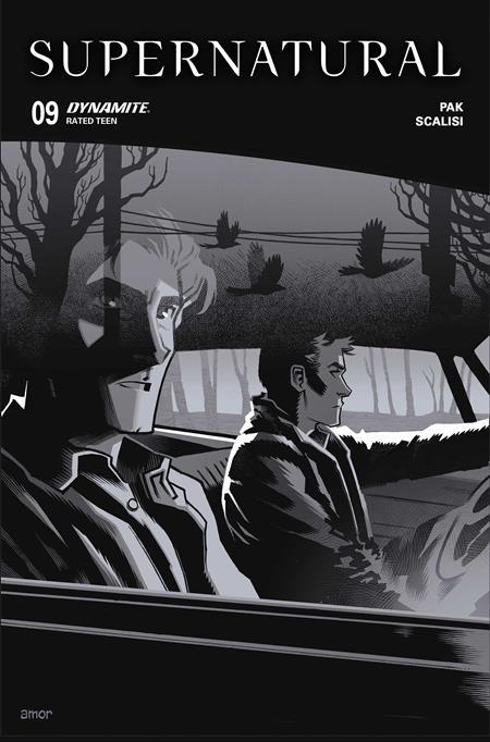 Supernatural #10 Cvr H Inc 1:10 John Amor Line Art Var