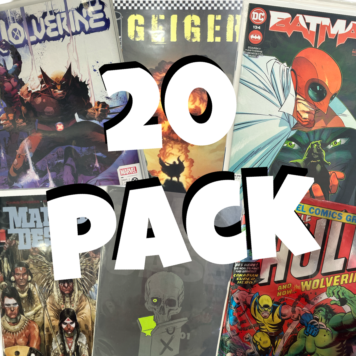Epic Panels Comics 20 Pack of Amazing Fun Comics for All Ages - Perfect Gift Set for Superhero Movie Fans New Readers Collectors - Affordable Fun Comic Book Adventure