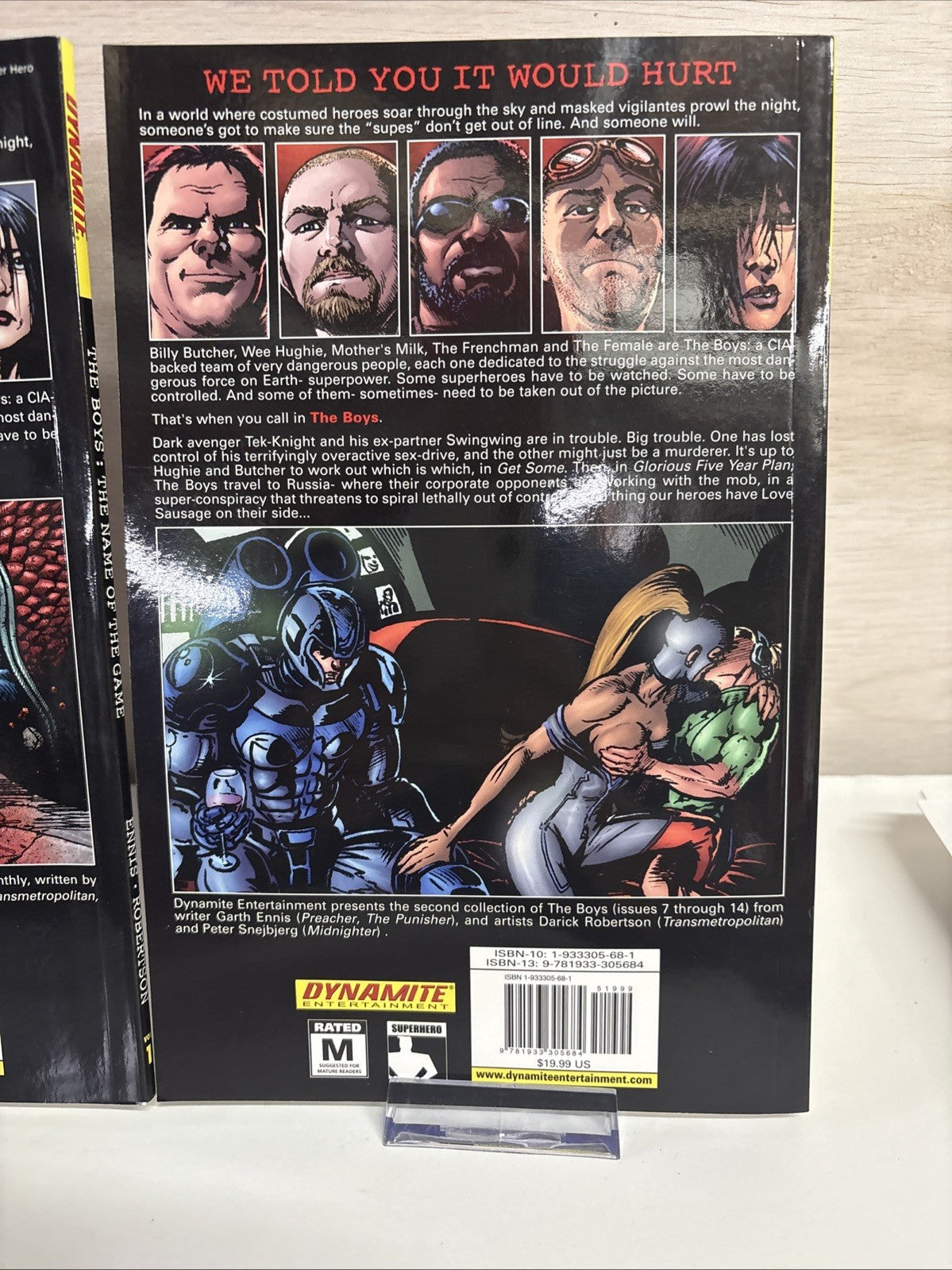 The Boys Vol 1 & 2 Graphic Novels TPB The Name of the Game & Get Some