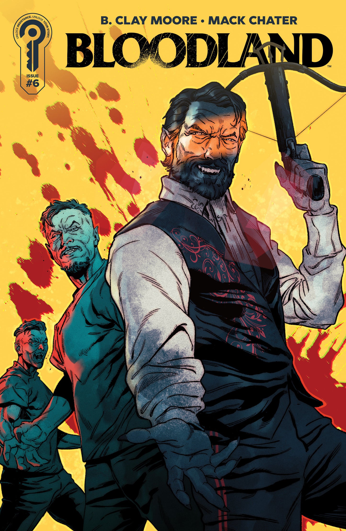 Bloodland #6 Cover a Mack Chater