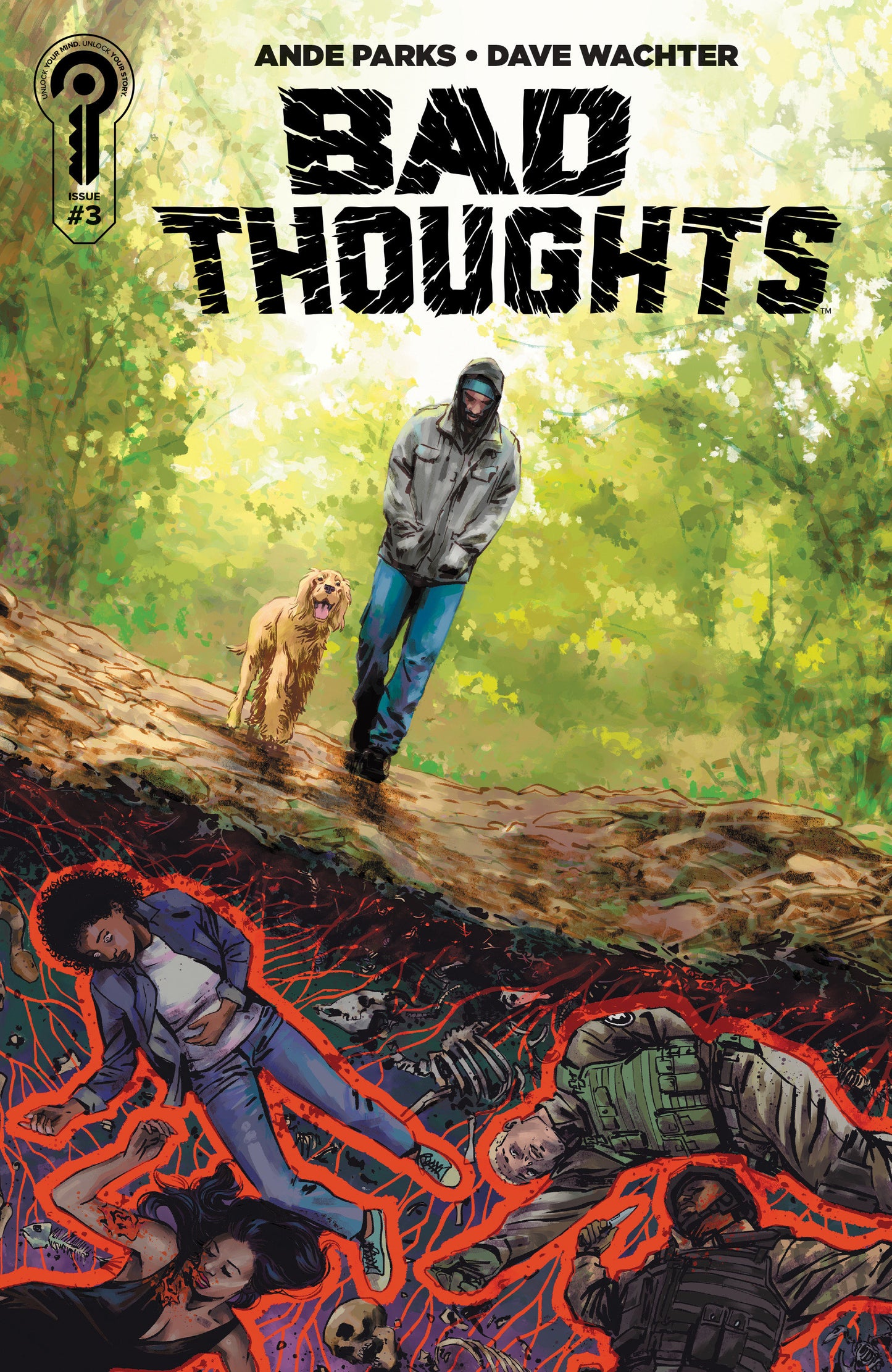 Bad Thoughts #3 Cover a Dave Wachter
