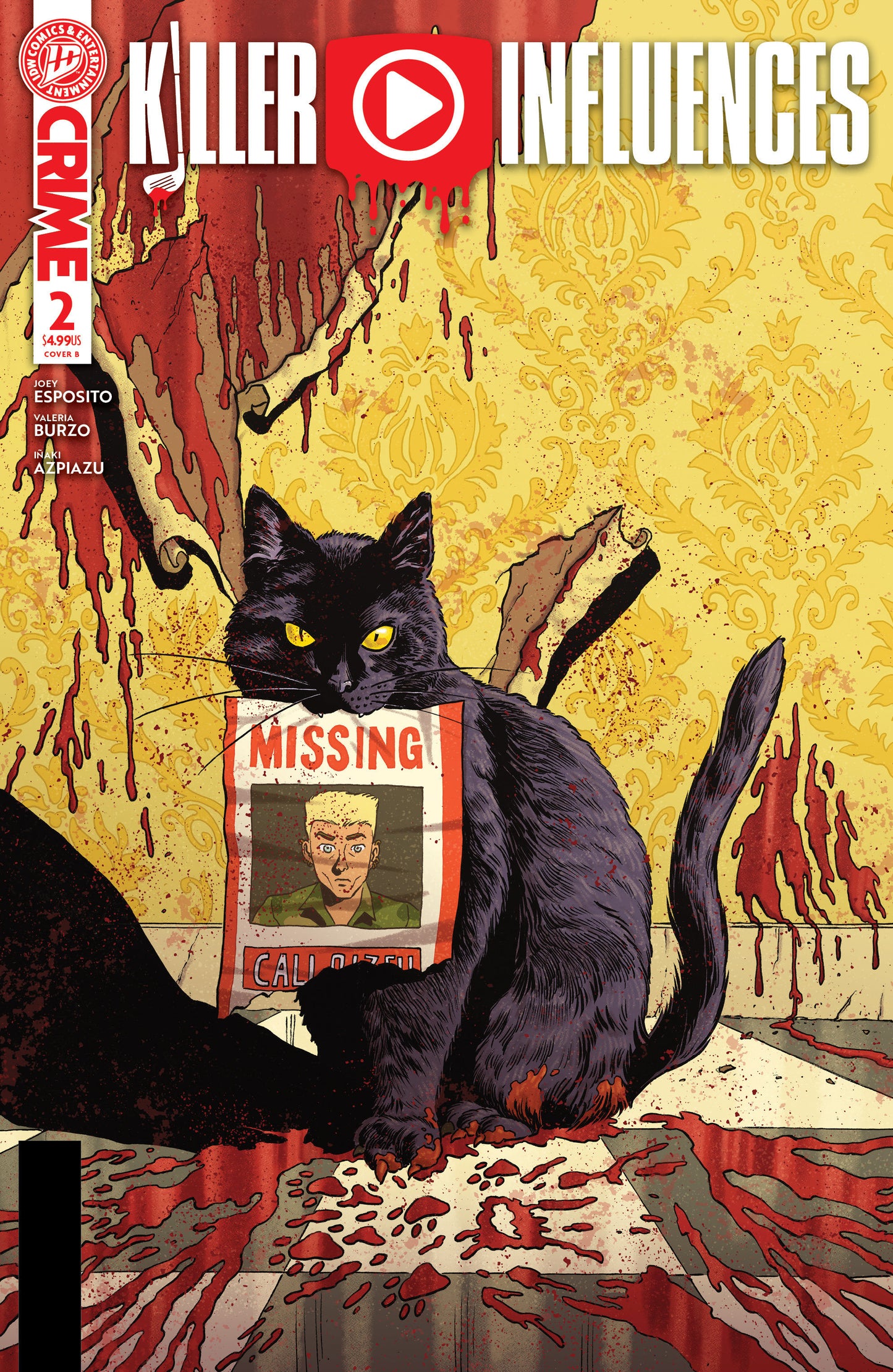 Killer Influences #2 Cover a (baldeon)