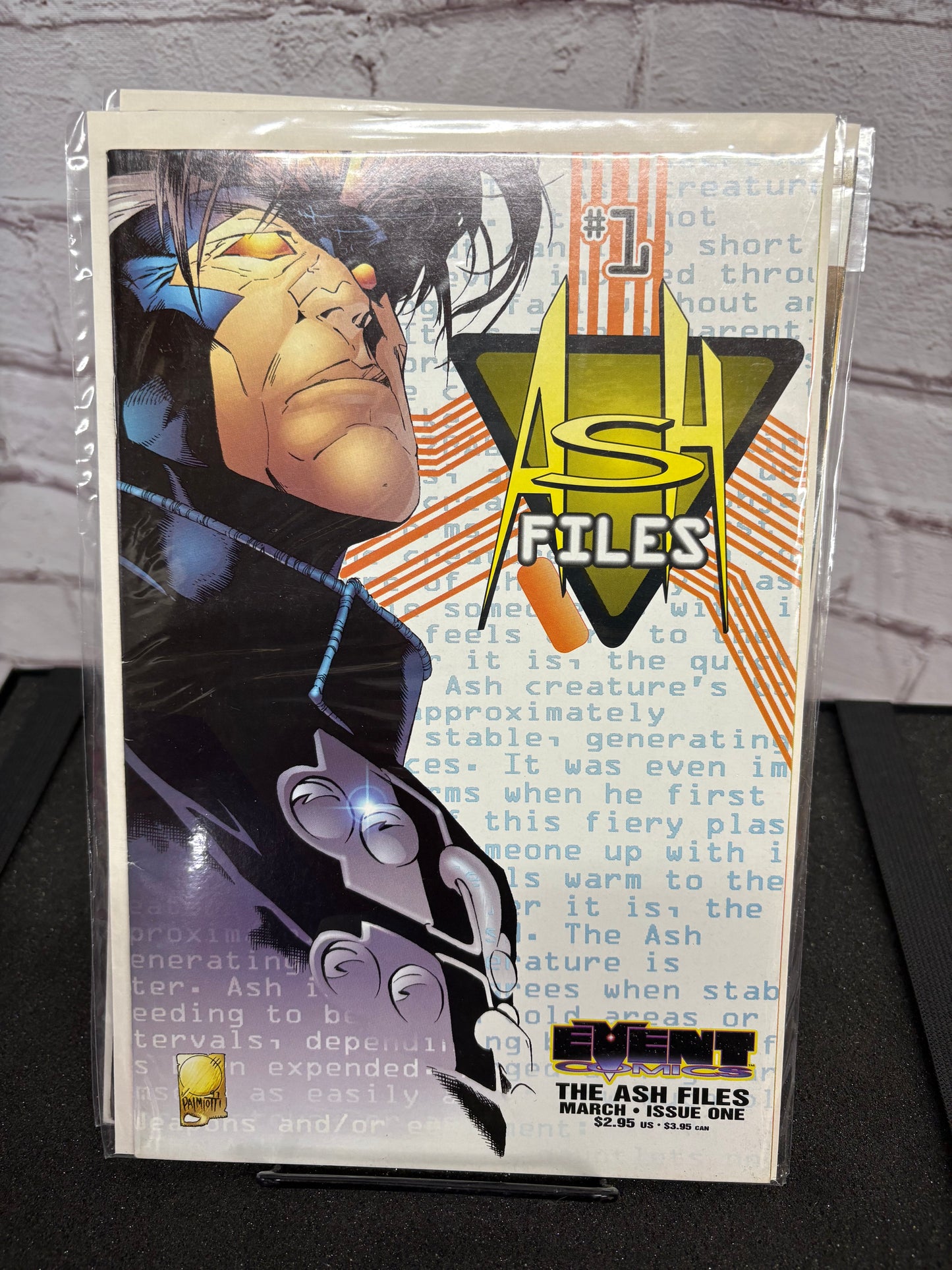 Ash Comic Lot – Ash #1 (1994 Event Comics), The Ash Files #1, Ash: Cinder & Smoke #1, Wizard Mini-Comic #4 – Joe Quesada & Jimmy Palmiotti free ce