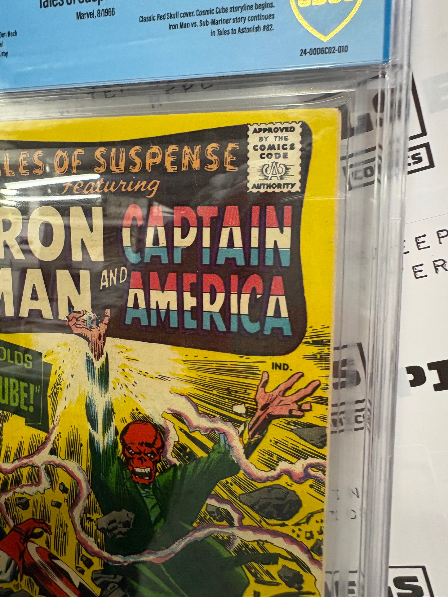 Tales of Suspense #80 (Marvel, 1966) — CBCS 4.5 — Jack Kirby Cover & Art / Story by Stan Lee — Iron Man vs. The Red Skull / Cosmic Cube Storyline