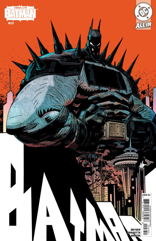 Absolute Batman #23 Cover F 1:25 Damion Scott Card Stock Incentive Variant
