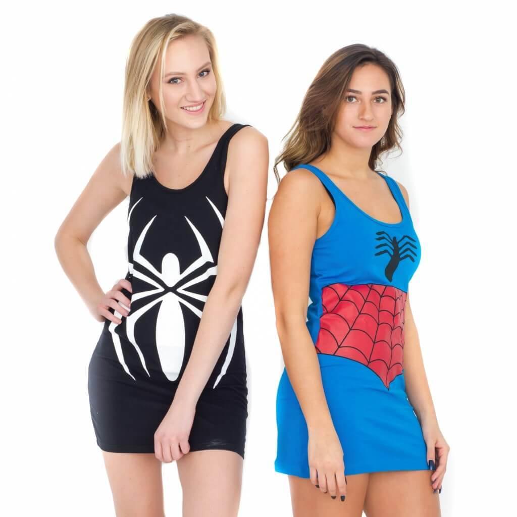 Spider-Man Costume Tunic Tank Dress