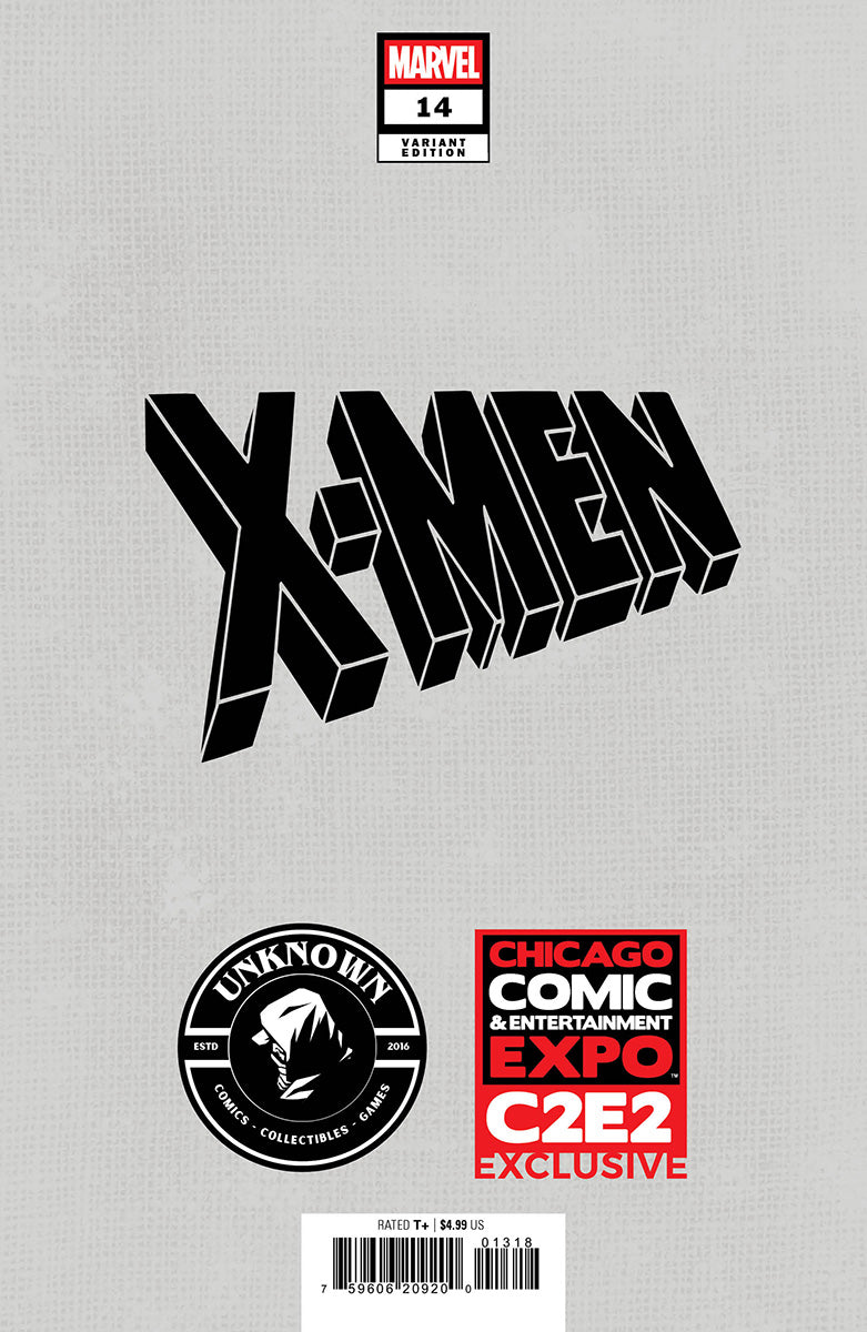 X-Men #14 Tyler Kirkham C2E2 2025 full virgin variant, back cover