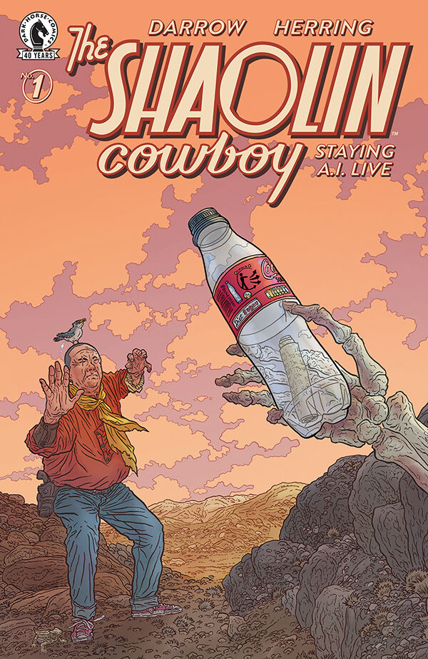 Shaolin Cowboy: Staying A.I.Live #1 cover by Geof Darrow