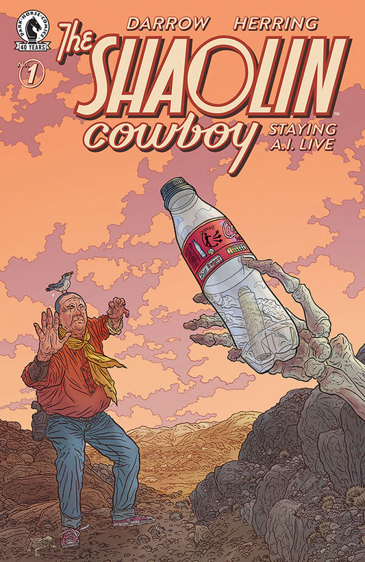 Shaolin Cowboy: Staying A.I.Live #1 cover by Geof Darrow