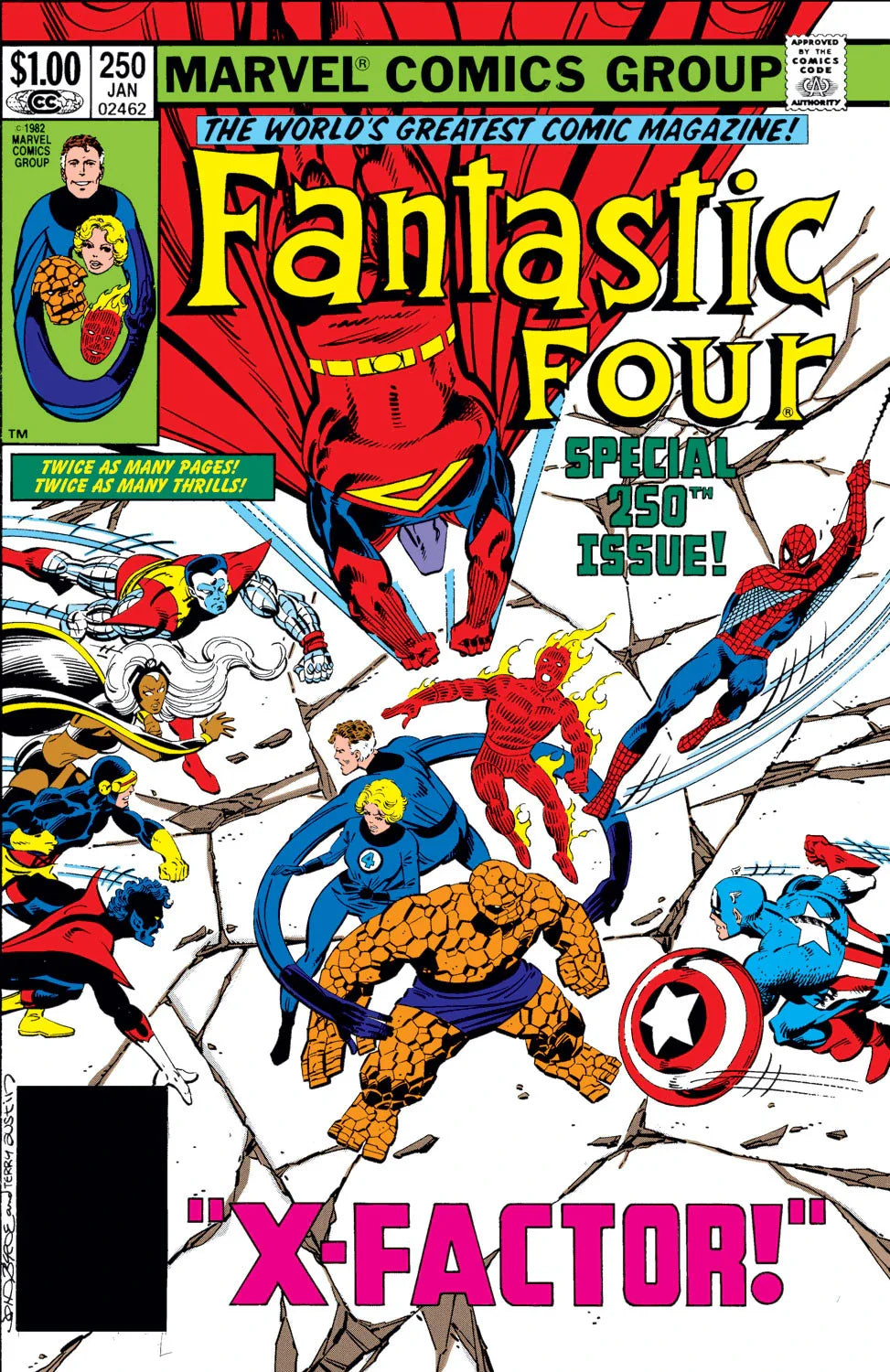 Fantastic Four #250 cover