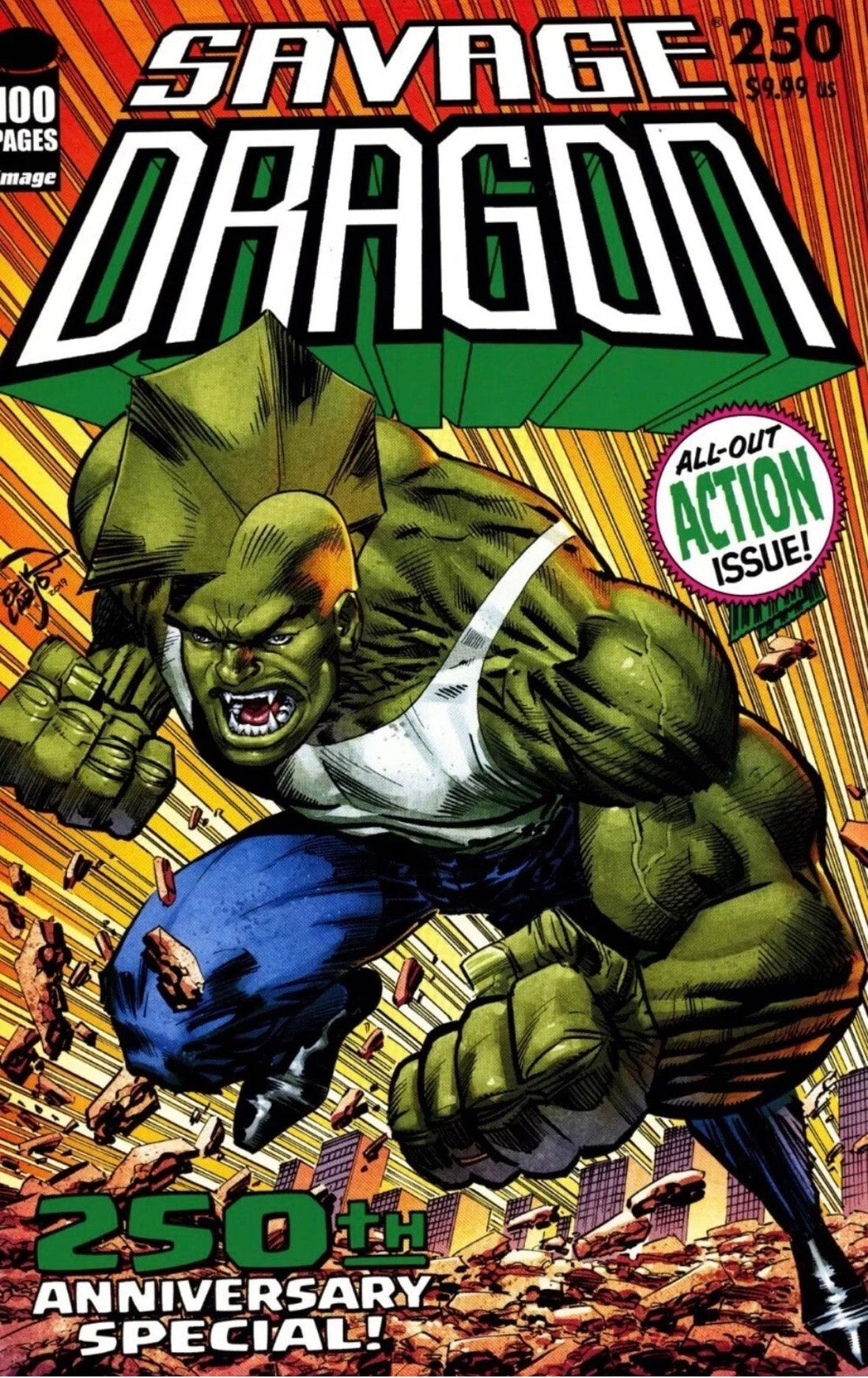 Savage Dragon #250 cover