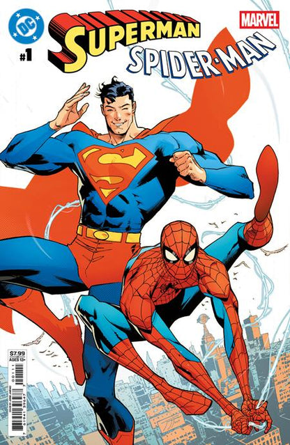 Superman & Spider-Man #1 One Shot Comic – DC Marvel Crossover Collector Issue – comic book cover