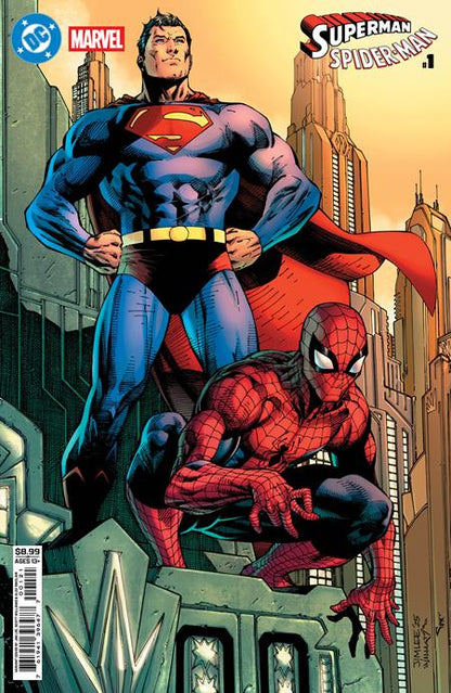 Superman & Spider-Man #1 One Shot Comic – DC Marvel Crossover Collector Issue – comic book cover – view 2