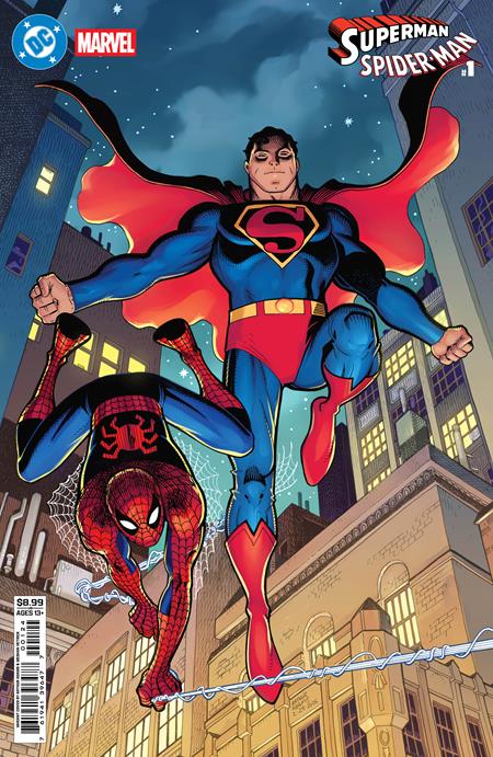 Superman & Spider-Man #1 One Shot Comic – DC Marvel Crossover Collector Issue – comic book cover – view 11
