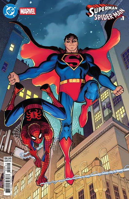 Superman & Spider-Man #1 One Shot Comic – DC Marvel Crossover Collector Issue – comic book cover – view 11