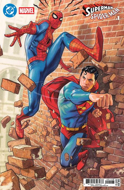 Superman & Spider-Man #1 One Shot Comic – DC Marvel Crossover Collector Issue – comic book cover – view 15