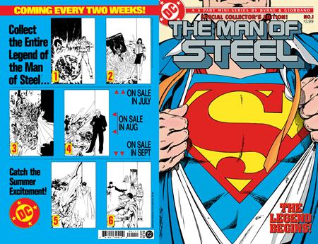 MAN OF STEEL #1 FACSIMILE EDITION CVR A