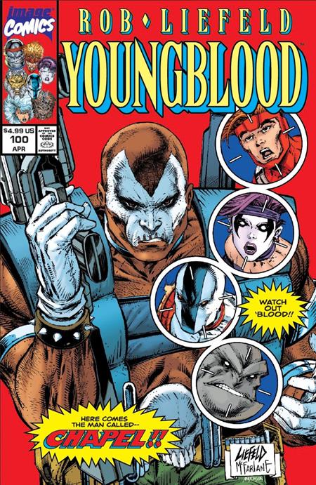 Youngblood #100 (2026) – Shaft, Badrock, Vogue Unite Image Comics