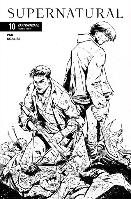Supernatural #10 Cvr G Inc 1:10 David Cousens Line Art Var