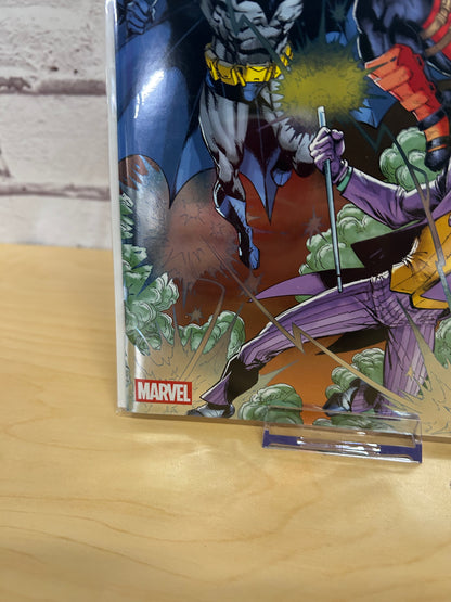 Batman/Deadpool #1 One-Shot (2025) – Mark Bagley Foil Variant | DC × Marvel Crossover Comic