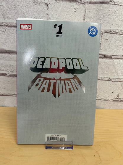 Batman/Deadpool #1 One-Shot (2025) – Mark Bagley Foil Variant | DC × Marvel Crossover Comic