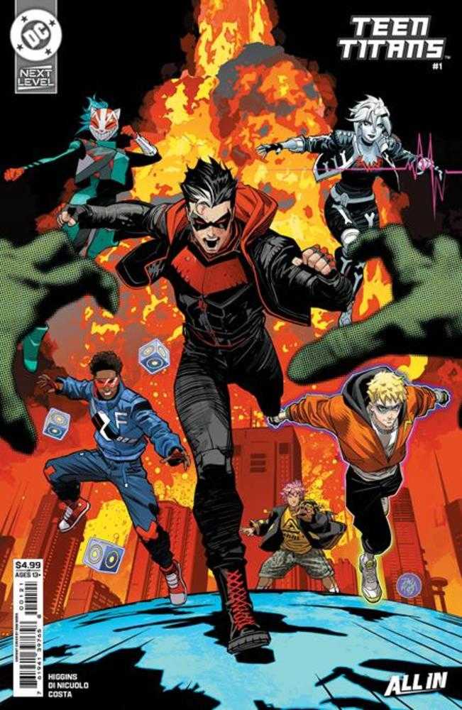Teen Titans #1 Cover B Dan Mora Card Stock Variant - DC Comics
