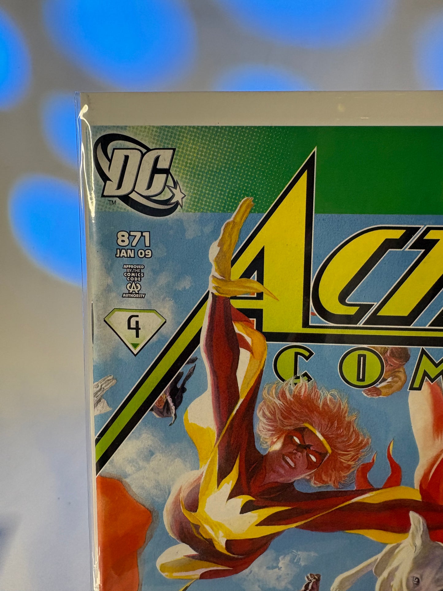 Action Comics #871 — Alex Ross Signed Cover (New Krypton) with COA