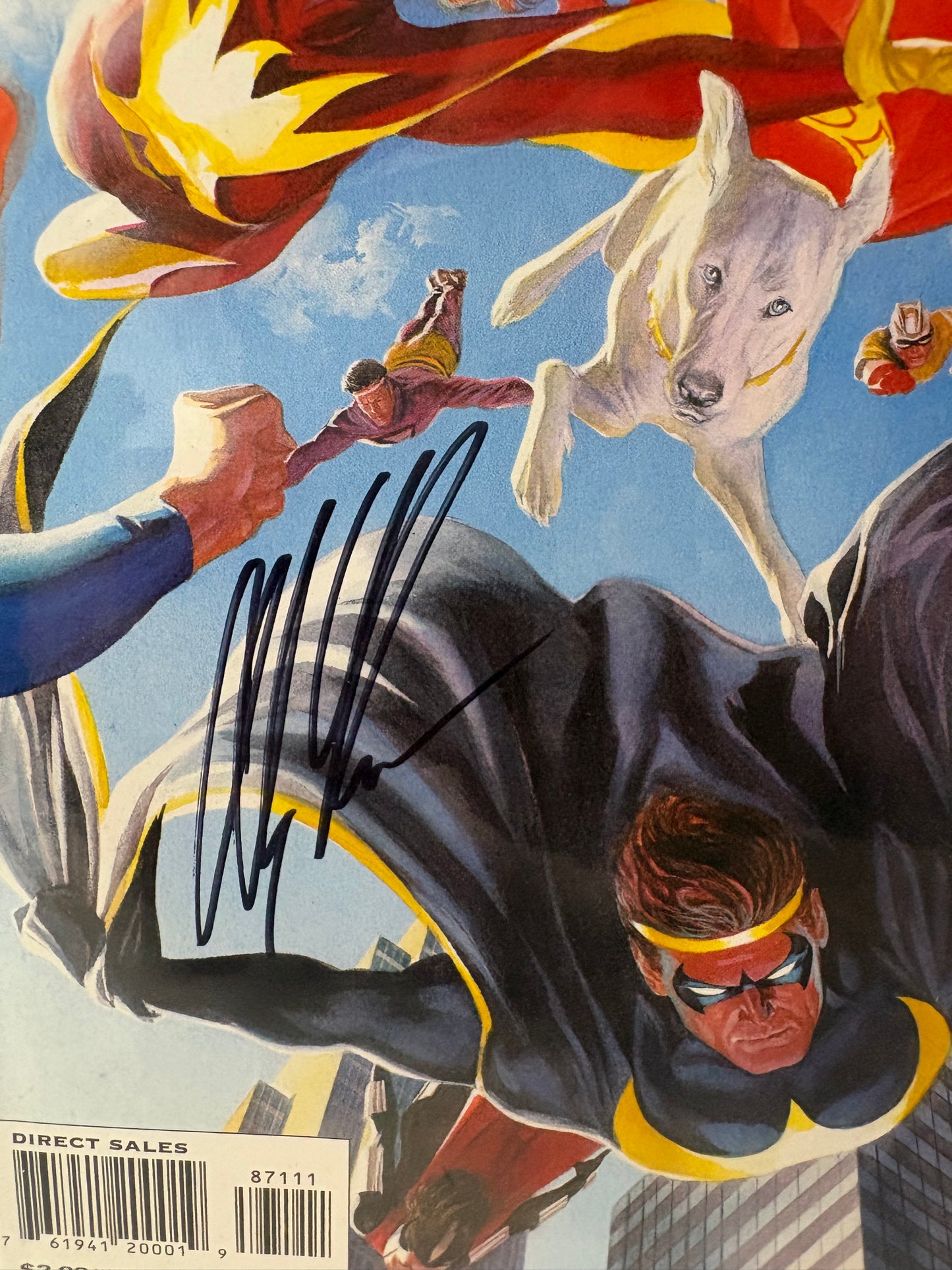 Action Comics #871 — Alex Ross Signed Cover (New Krypton) with COA