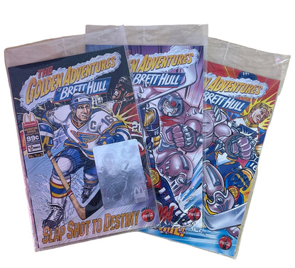 Brett Hull: The Golden Adventures – Complete 3-Issue McDonald’s Set (1994)