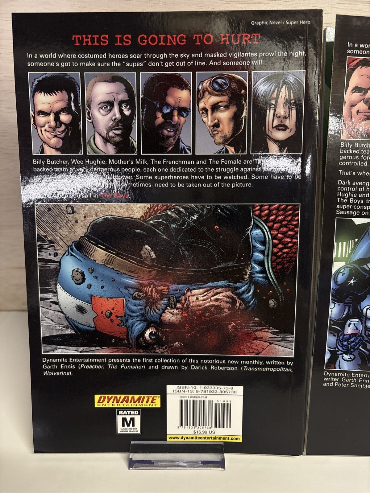 The Boys Vol 1 & 2 Graphic Novels TPB The Name of the Game & Get Some