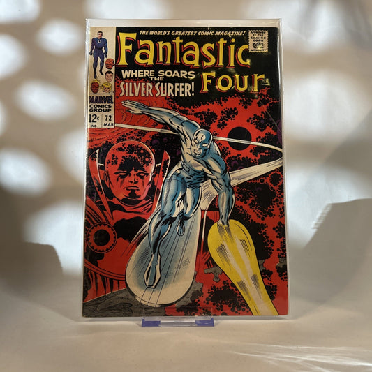 FANTASTIC FOUR #72  (Marvel Comics, 1968)  High Grade, Classic Silver Surfer