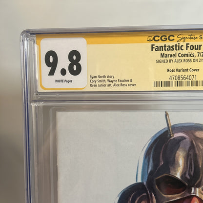 Fantastic Four #32 CGC 9.8 ss signed by Alex Ross Ant-Man