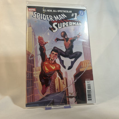 Marvel DC Spider-Man Superman #1 1:50 Jerome Opena Variant Marvel Comics 2026 NM