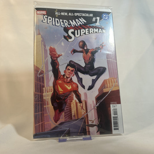 Marvel DC Spider-Man Superman #1 1:50 Jerome Opena Variant Marvel Comics 2026 NM