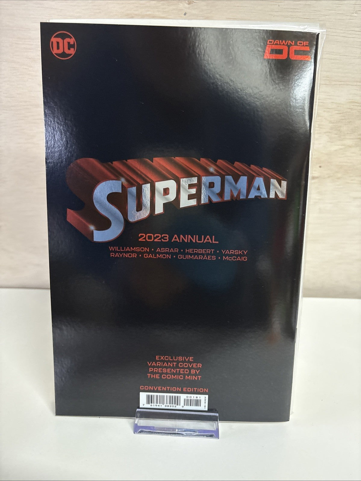 Superman Annual #1 CGC 9.8 NYCC Foil Virgin Variant #311/600