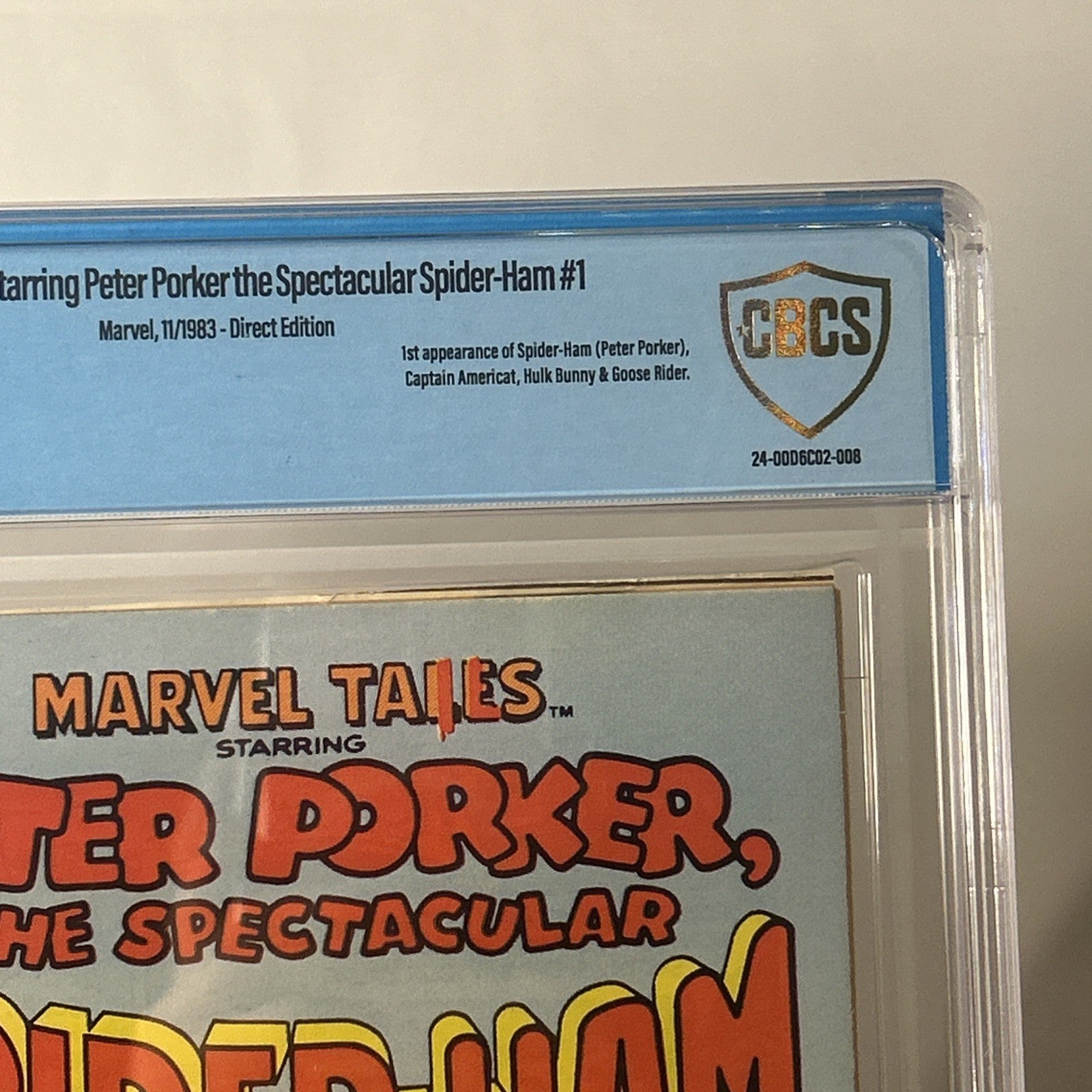 Marvel Tails Peter Porker the Spectacular Spider-Ham 1st app CGC 8.5 Newsstand