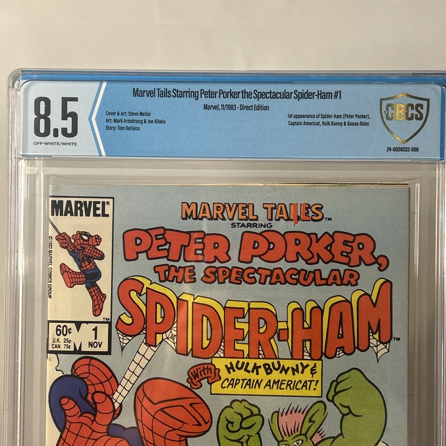 Marvel Tails Peter Porker the Spectacular Spider-Ham 1st app CGC 8.5 Newsstand