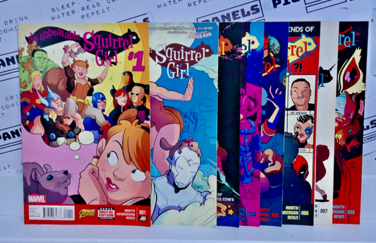 The Unbeatable Squirrel Girl #1-8 - Ryan North/Henderson