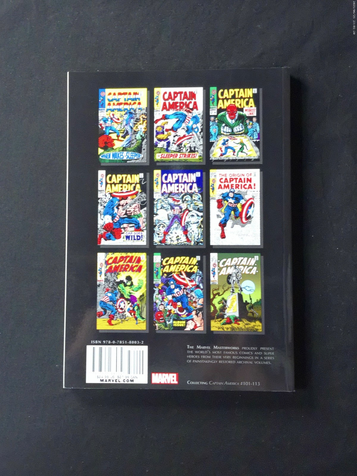 Marvel Masterworks Captain America Vol 1 2 3 TPB Lot | Classic Marvel 3 Book Set