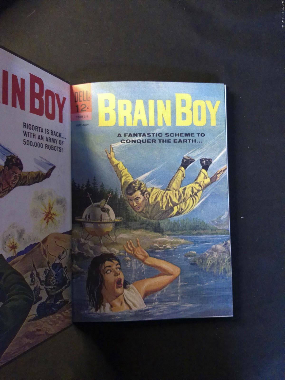 Brain Boy Battles Time Machine Vol 2 HC Dell PS Artbooks Silver Age NM