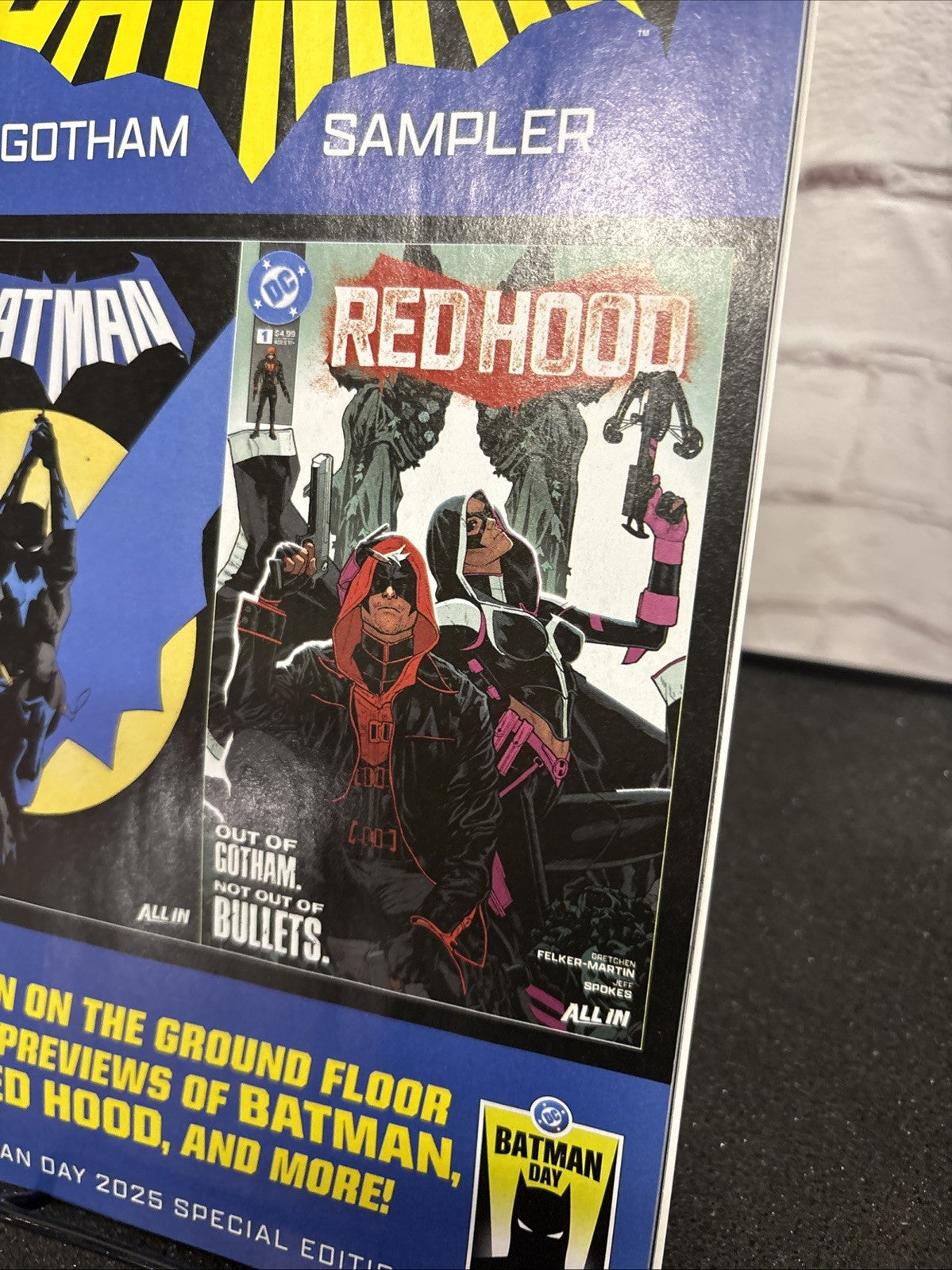 Batman Day 2025 Gotham Sampler #0 Red Hood Recalled Pages DC Comics 2025