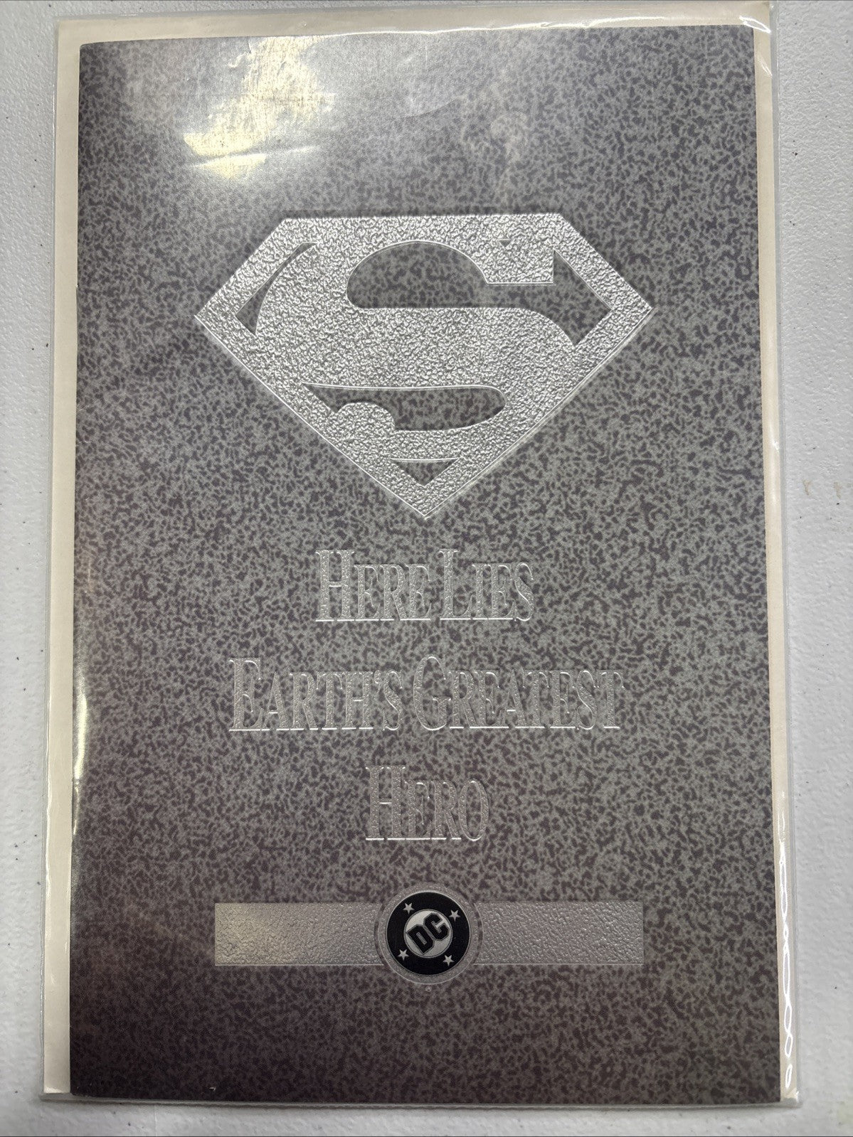 Superman #75 Platinum Retailer Variant with Letter From Assistant Editor