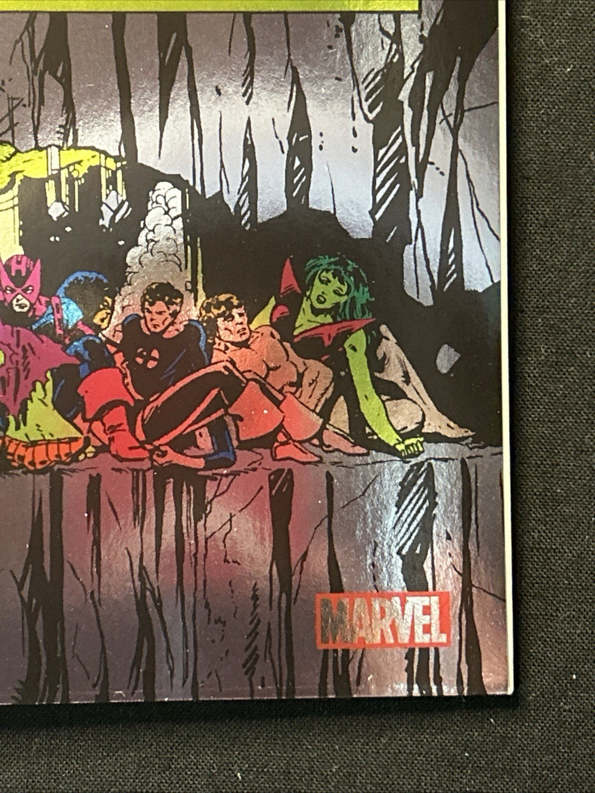 SECRET WARS 4 FOIL FACSIMILE VARIANT NM FAX MARVEL SUPER HEROES 2024