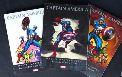 Marvel Masterworks Captain America Vol 1 2 3 TPB Lot | 3 Book Set