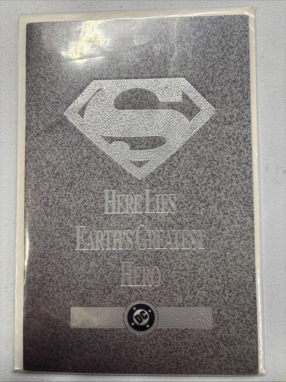 Superman #75 Platinum Retailer Variant with Letter From Assistant Editor