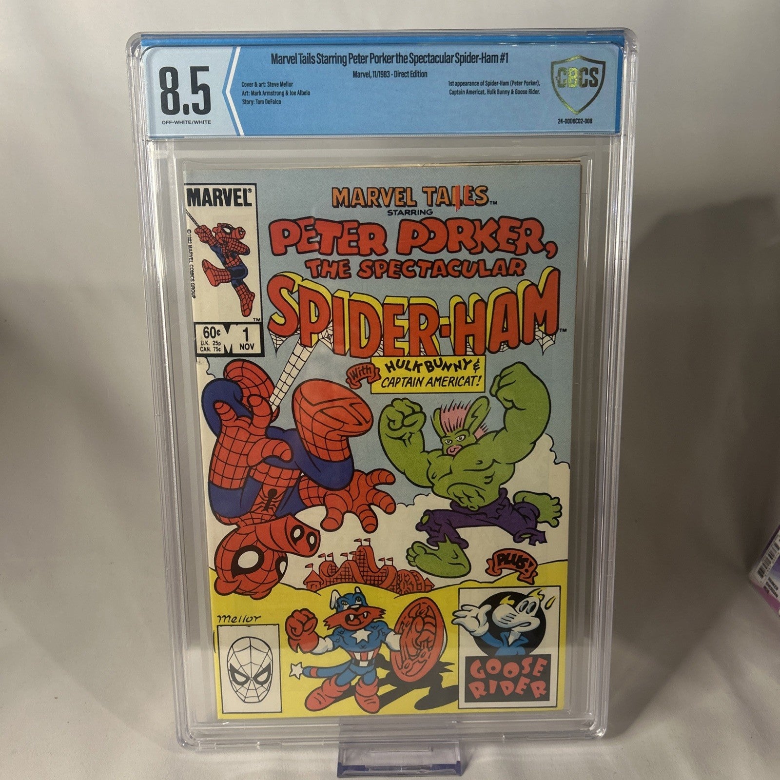 Marvel Tails Peter Porker the Spectacular Spider-Ham 1st app CGC 8.5 Newsstand