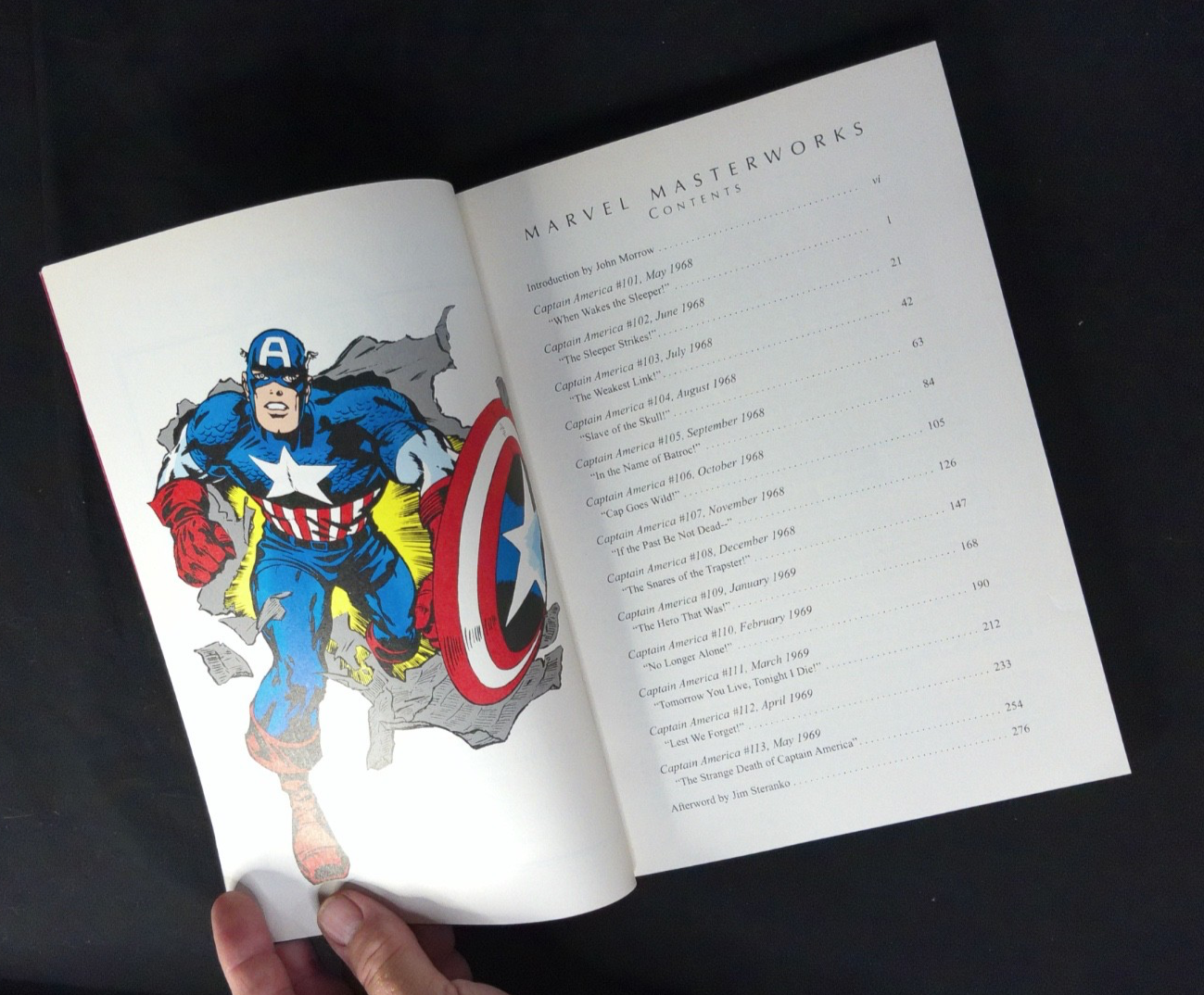 Marvel Masterworks Captain America Vol 1 2 3 TPB Lot | Classic Marvel 3 Book Set