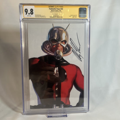 Fantastic Four #32 CGC 9.8 ss signed by Alex Ross Ant-Man