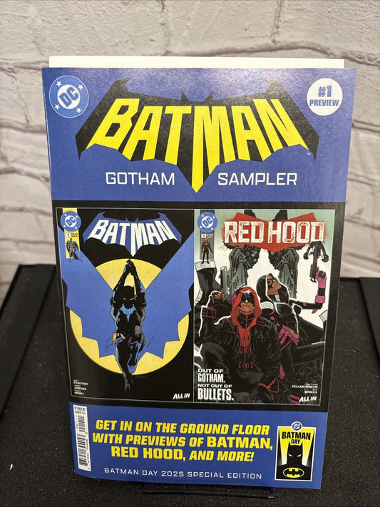 Batman Day 2025 Gotham Sampler #0 Red Hood Recalled Pages DC Comics 2025