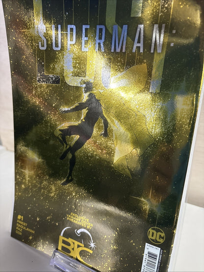 Superman Lost #1 Gold Spot Foil Variant BTC Exclusive Ltd 1000